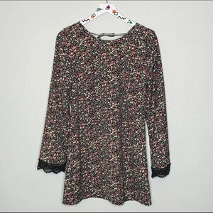 Band of Gypsies Floral Tie-Back Dress